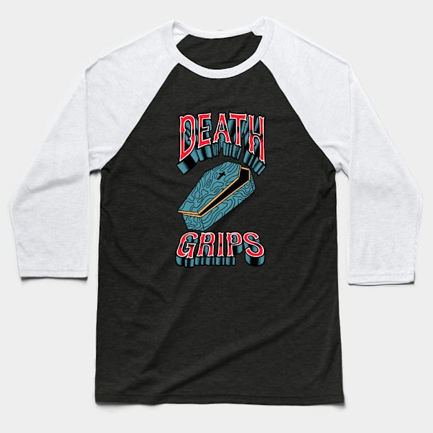 Death Grips Aesthetic Design Baseball T-Shirt by margueritesauvages